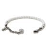 white onyx bracelet, opened
