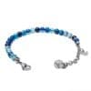 Blue Striped Aghata Bracelet