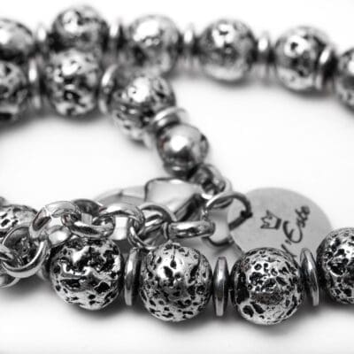 Silver Lava Bracelet