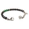 Opaque Black Onyx & Green Tiger's Eye Bracelet