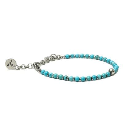 Turquoise & Steel Bracelet