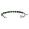 Green Tiger's Eye Bracelet with steel spacers